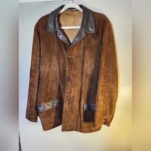 Vintage 1970's Leather suede sz L/XL